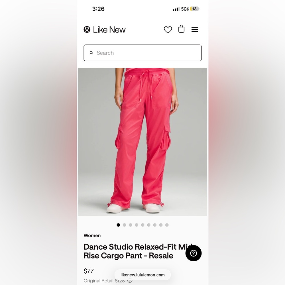 lululemon athletica Hot Pink Athletic Joggers - Picture 5 of 5